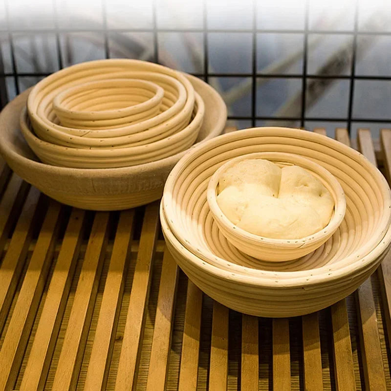 Rattan Sourdough Proofing Basket Set