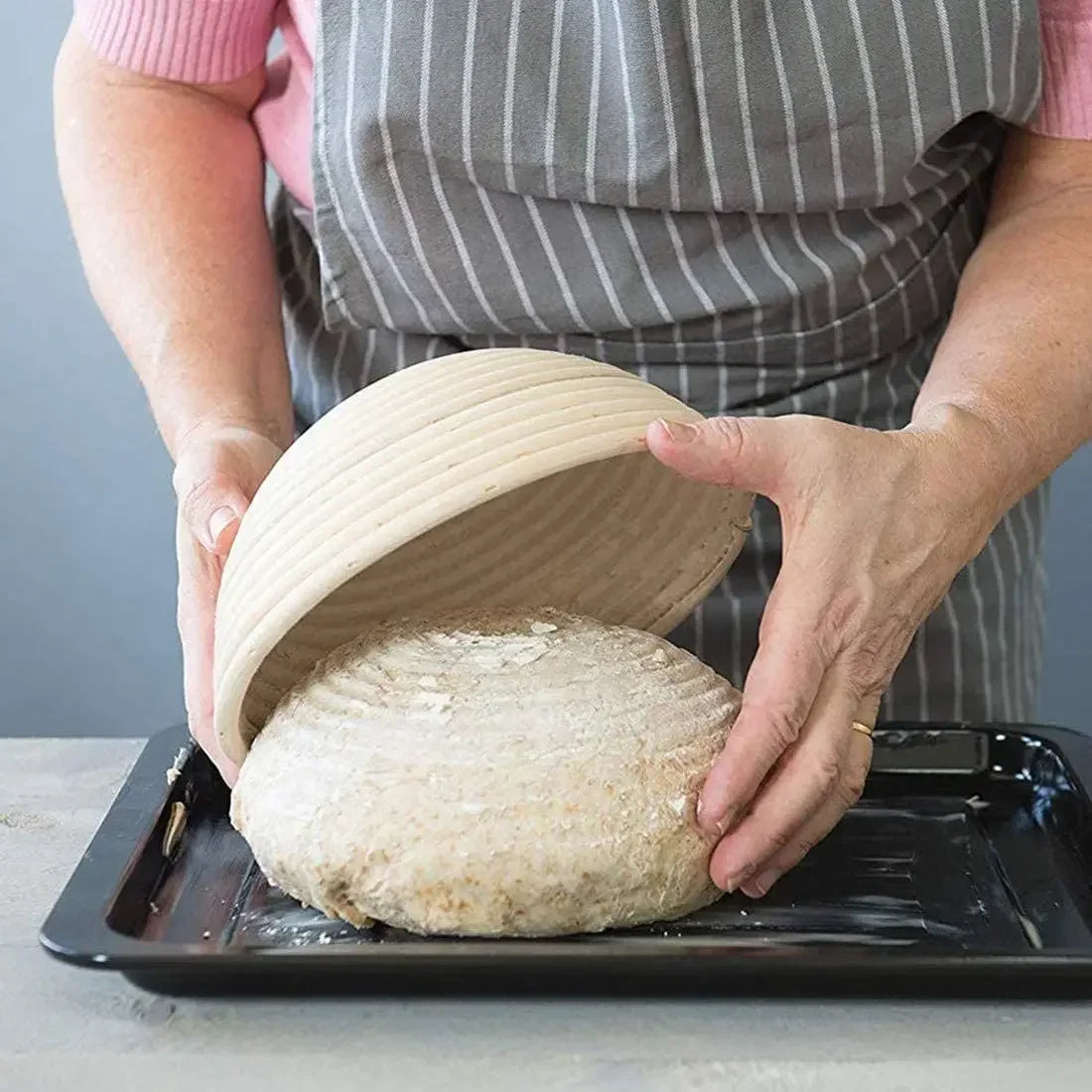 Rattan Sourdough Proofing Basket Set